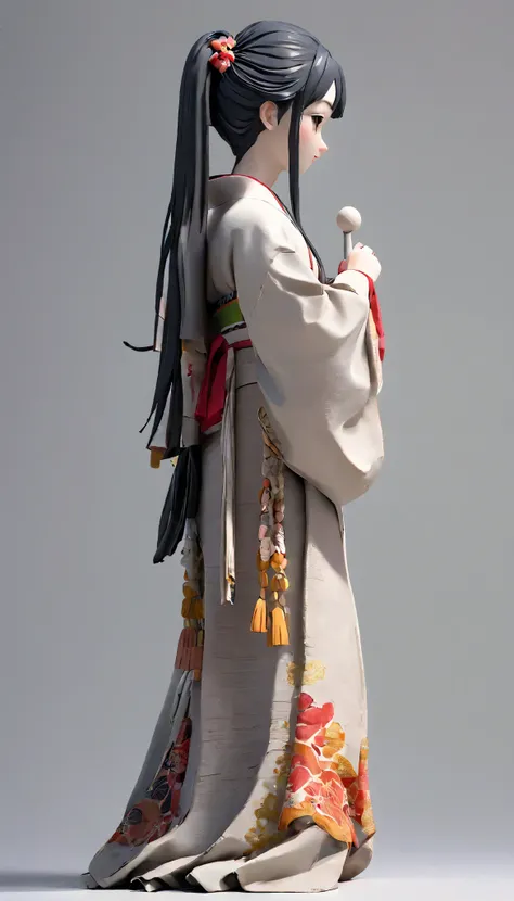
 prompt
(  best quality:1.2),ultra-light clay, woman, womanの身体, slender、 Artistic Expression 、Long Hair、clay、Pottery、  thin waist、 ponytail、kimono、myth, mineral pigments, 3D clay sculpture art, clay sculpture, Rough surface, (slope,slope background,  gray...