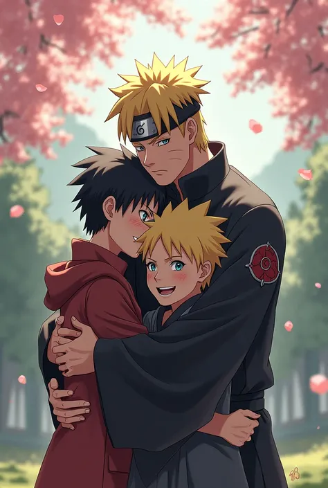 Teach the Embraced Minato Naruto and Boruto
