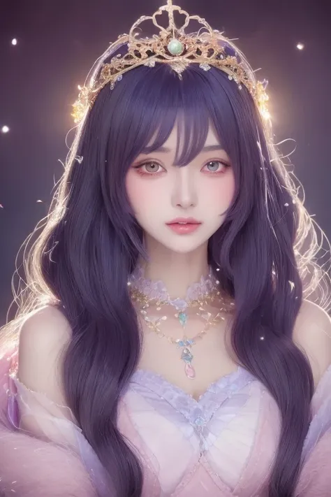   woman wearing veil and butterfly close-up, ((  of a beautiful miracle queen )), Fantasy art style,   of a beautiful miracle queen , Exquisite fantasy anime  ,   Beautiful anime   portrait,   Beautiful anime   style,   Beautiful anime   woman,   Beautiful...