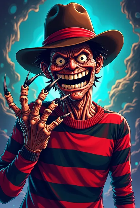 Freddy krueger al estilo one piece