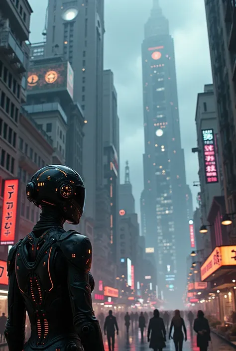 A world of cyberpunk style