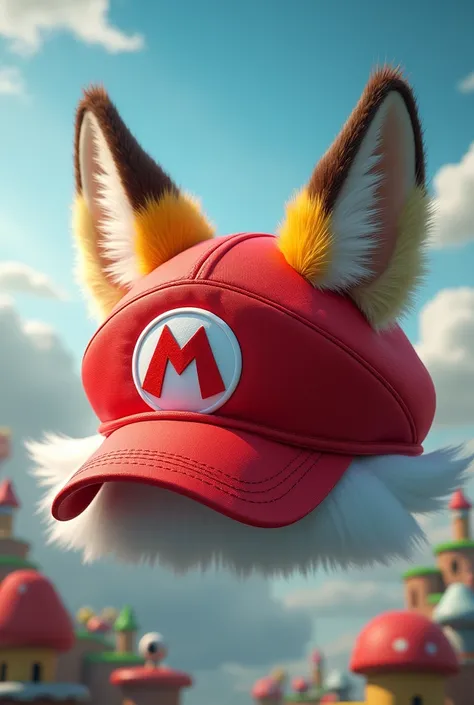 Create the Mario hat but change the m to a c and that has fox ears 
