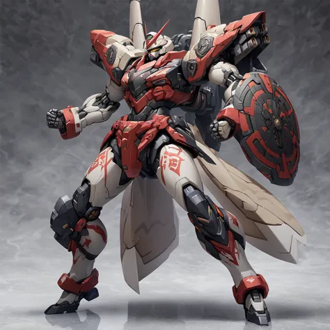 top quality, full body, giant robot、humanoid、martial artist motifs