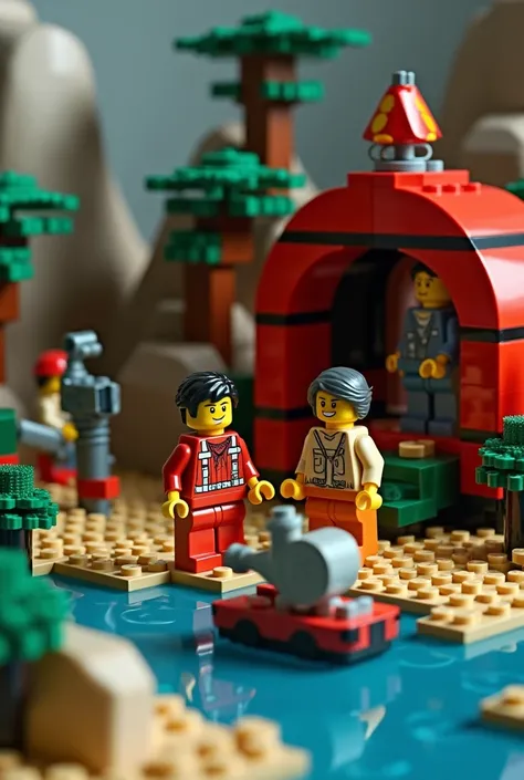 Un set lego du documentaire kaysen du youtubeur inoxtag