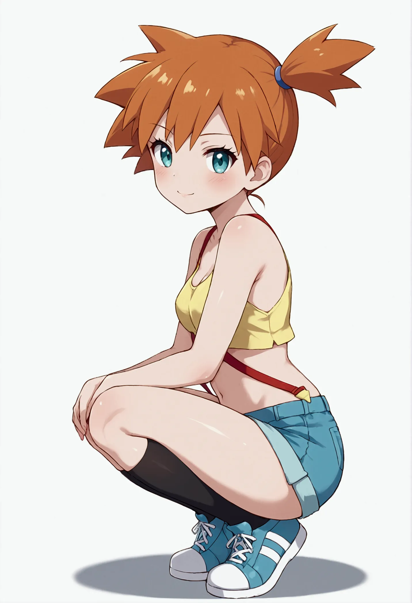 misty from pokemon, sexy, seductive pose, full body