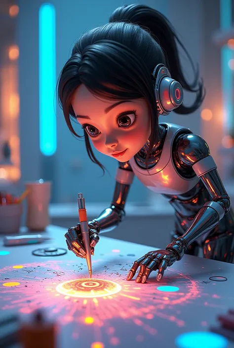  Picture from the movie "Im a robot "  that Sunny drew 
