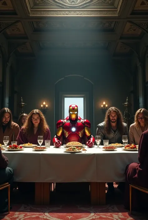  add iron man movie to the chill of the last dinner table