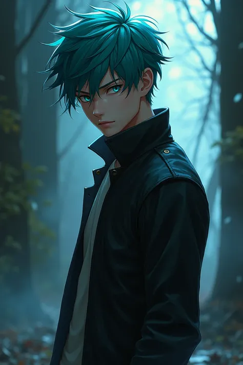 A picture of a cool anime boy