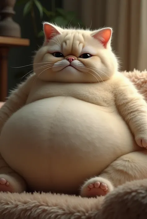   Very fat cat