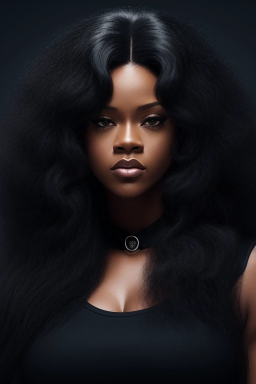 jet black hair,most very long hair,most very lion hair,most very wolf hair,most very frizzy hair,coarse hair,most very spread hairstyle,thick hair,fluffy hair,most very heavy weight hair,most very voluminous hair,shiny jet black hair,female jail officer,bl...