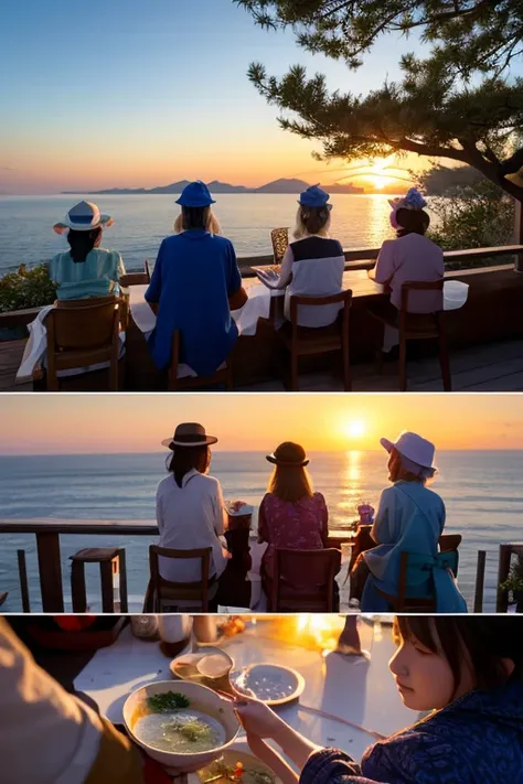 Cirno (touhou) group is spending New Years Day watching the first sunrise of the year. They have their first dream of the year, calligraphy, and enjoy rice porridge with seven herbs.
They are participating in Coming of Age Day with their fellow characters ...