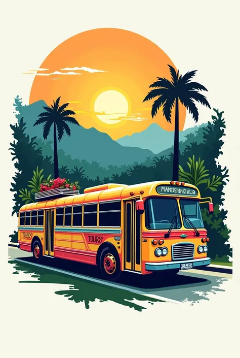  creates a logo for a travel agency called  "Cardenillas tours "  where they travel all over Colombia in a beautiful and colorful bus, Where the name is understood and you can tell that it is because of Colombia