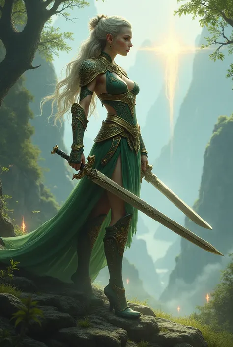 Beautiful elf warrior 