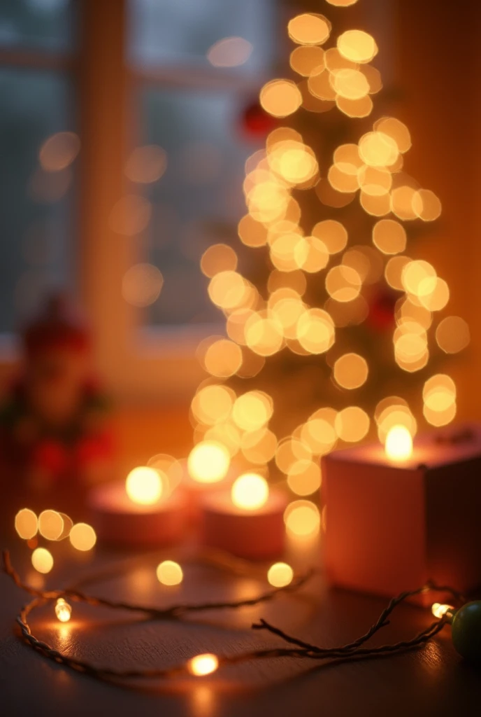 christmas bokeh