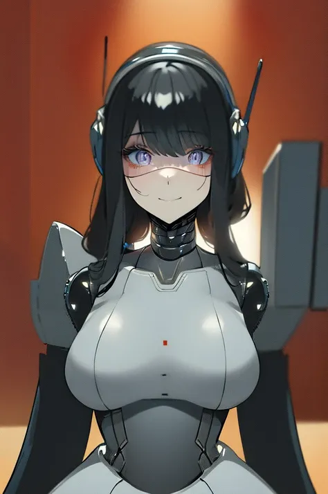 (masterpiece),(Highest quality),(Super detailed),(Best illustrations),(Best Shadow),(Absurd),(Detailed Background),(so beautiful), 16K, 8K, 4K,(Best Shadow),robotization,woman ,big bust,Robot Joint ,Metal skin,Black robot Suit,long hair,a black robot suit ...