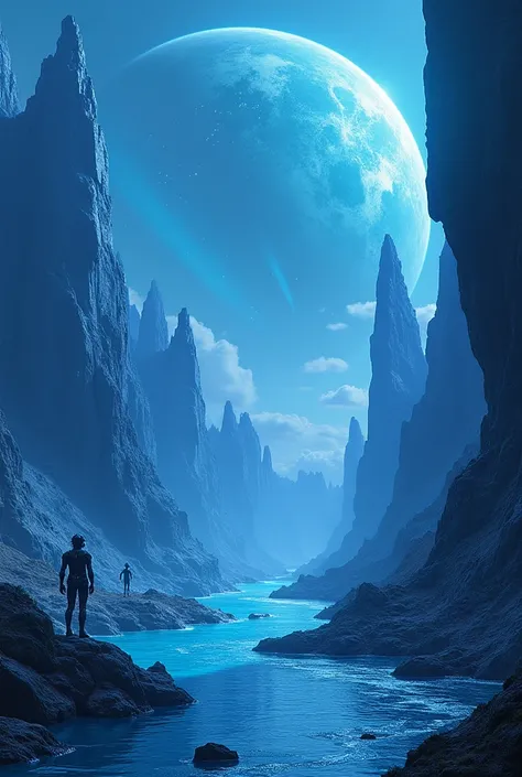 Strange blue world