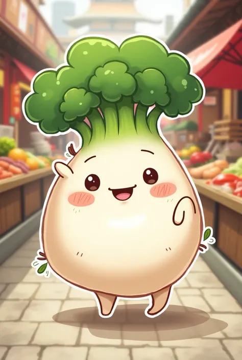 Daikon mascot