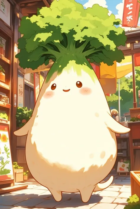 Daikon mascot