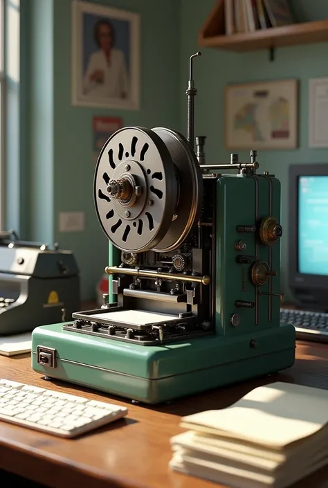 Picture of daisy wheel printer