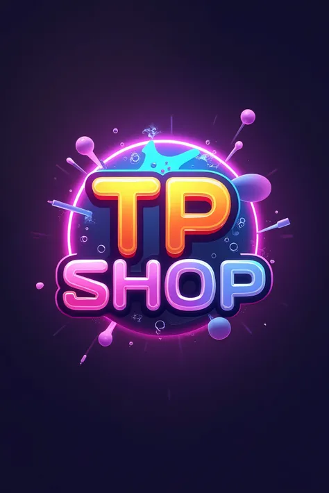 MOBILE GAME LOGO WITH TPSHOP LOGO NAME
