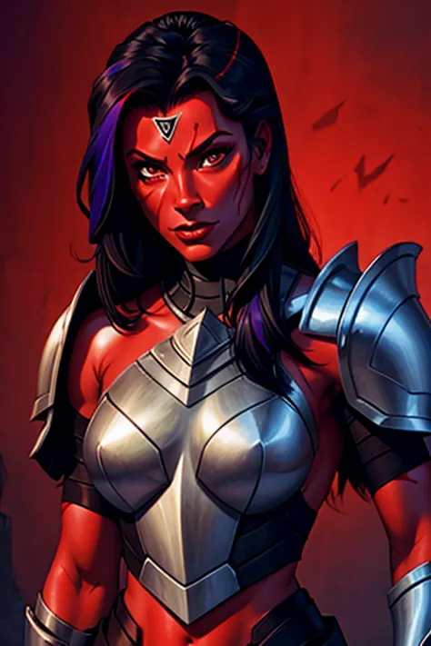 ((armor)), to hide, (( red skin ), twi&#39;lek),  double red light sabers,  evil space knight , space ninja , (wearing heavy bla...