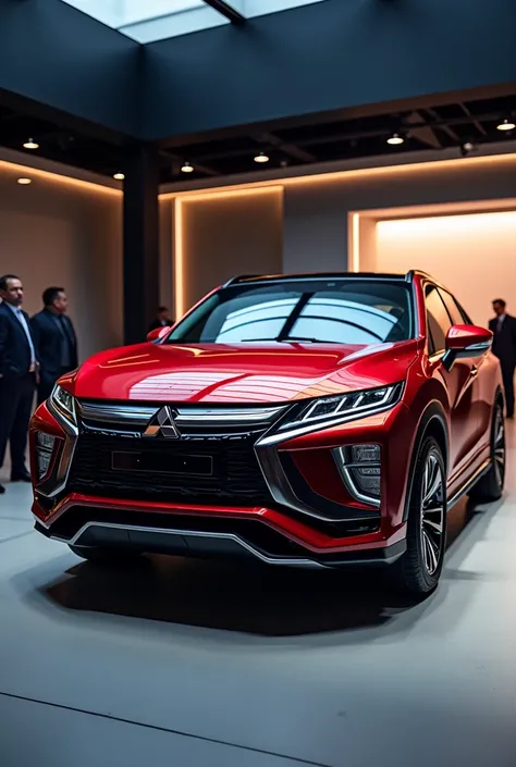 Mitsubishi eclipse Cross 2025 in a showroom with best style and colour 