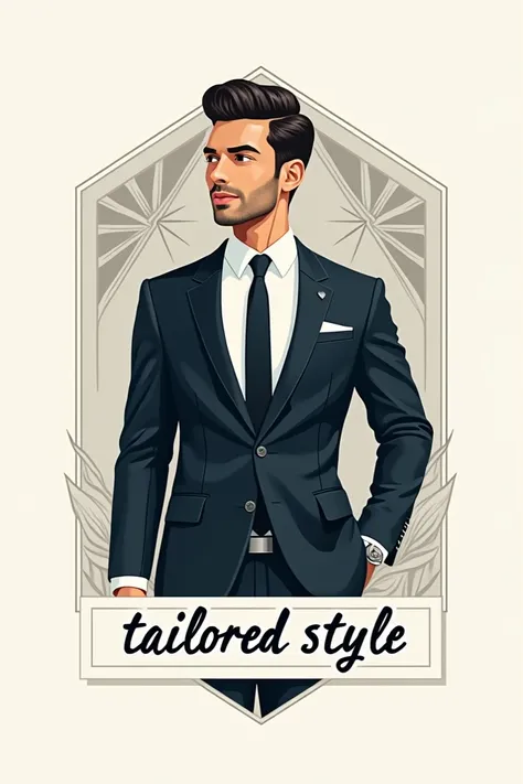 A logo for a tailor shop that says Tailored Style 