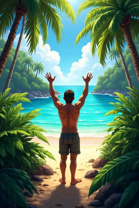 See a cover of the ending of an island survival game that says “congratulations you won the game”