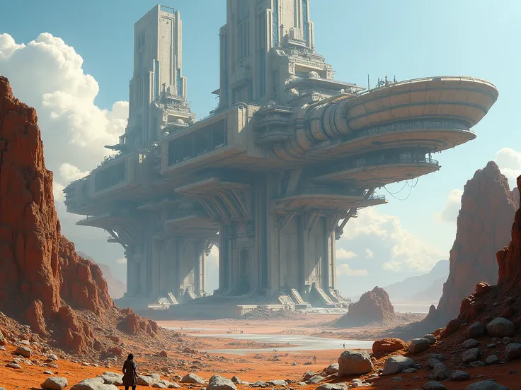 constructions of large structures to house the population on other planets or in artificial habitats.