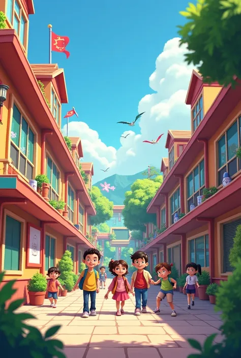 Animated school 