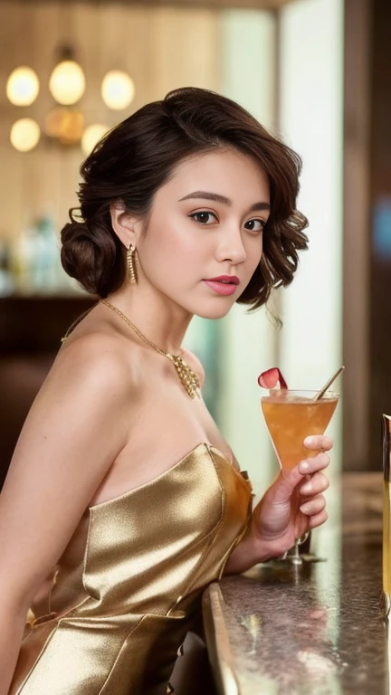 (a masterpiece portrait of a woman with ultra detailed features, in 8K resolution, with crisp quality and vibrant colors), (from front, full body, look at viewer)、 sharp focus、 professional lighting 、(((Front View:1.4)))、Photographed from directly in front...