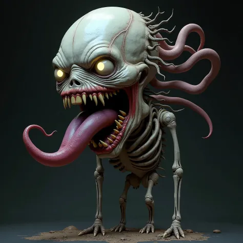 Bighead is a creature that defies all notions of what is natural, an abomination that seems to have been generated from a collective nightmare. Its presence is terrifying, and its bizarre anatomy is the main reason for this. The most disturbing feature is ...