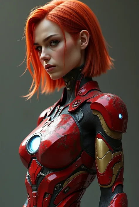 (ironman), (ultra real), (figure), (High resolution), (8K), (very detailed), (Best figure), (detailed and beautiful eyes), (highest quality), (Super detailed), (masterpiece), (wallpaper), (detailed face), Generate a highly realistic image of Kerrigan, Quee...