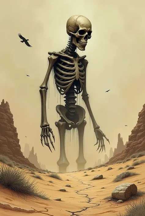 hell, Czech Republic , Desert, Death, skull, Drawing