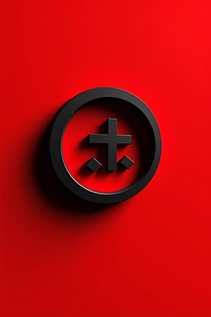  Create a round shape logo, there is an inscription in the middle  "AKSARA JIWA ".  Color Red and black . 3D