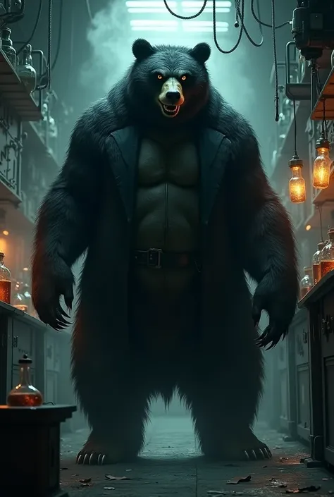 Professor evil bear