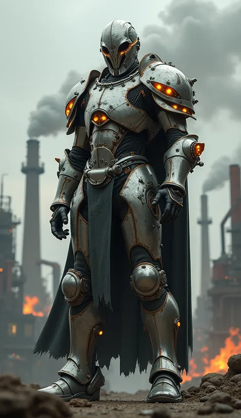 sci-fi steampunk knight