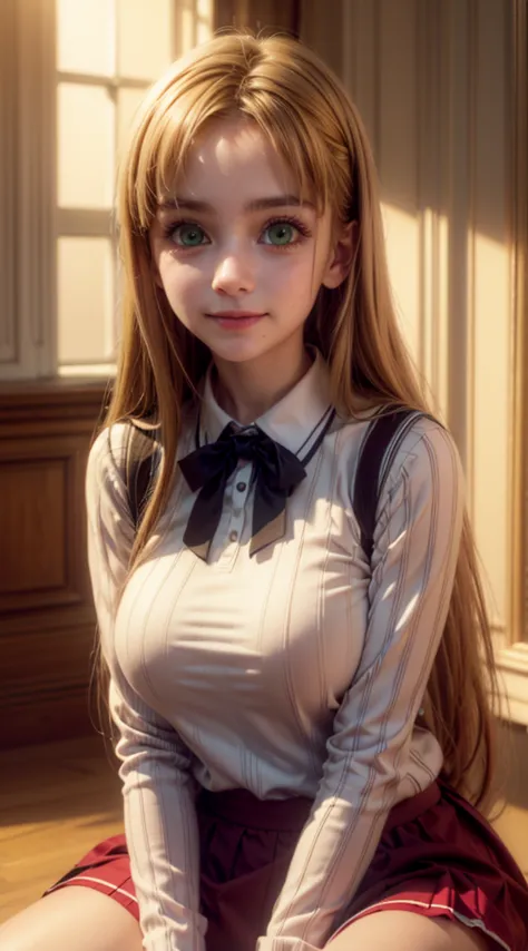 16k, highres, masterpiece, best quality, realistic, cinematic photo a very short girl, solo, (looking at viewer:1.2), high defin...