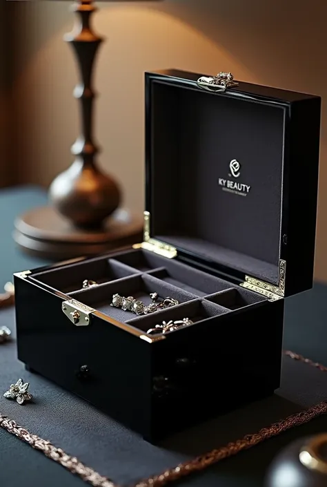 Make a luxury jewelry box from the brand KY BEAUTY 