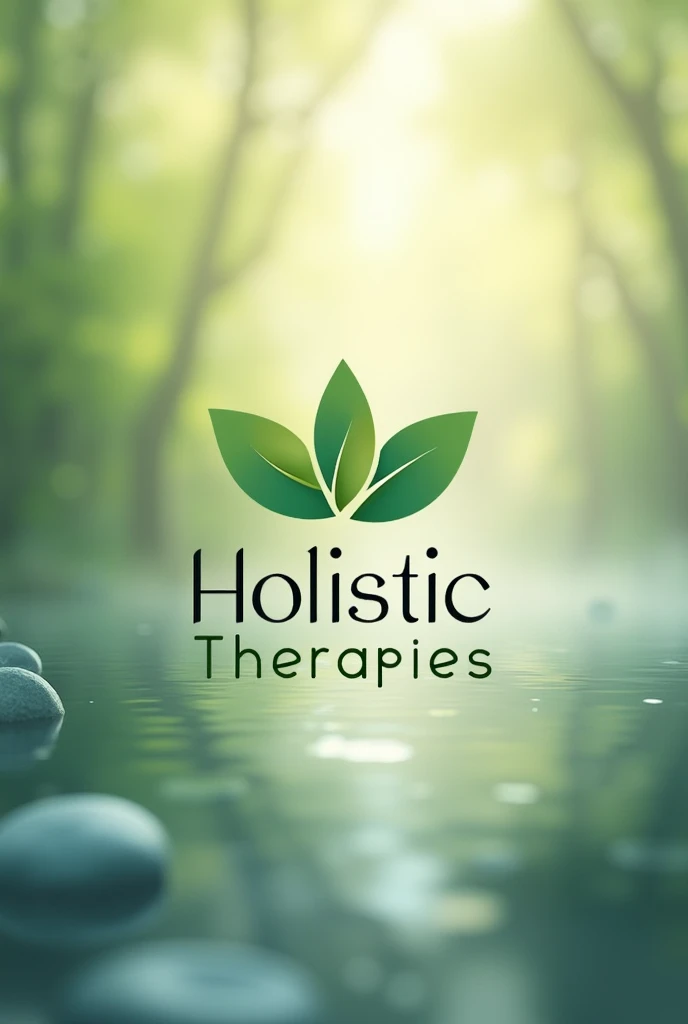 A commercial logo .  for holistic therapies