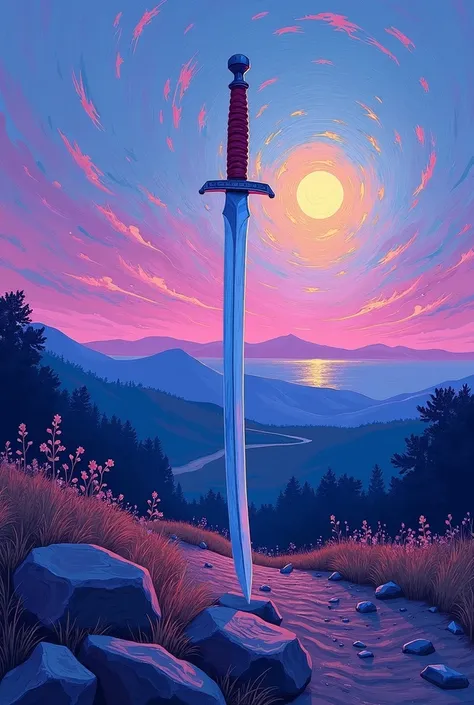 Take off the sword and replace it with flowers