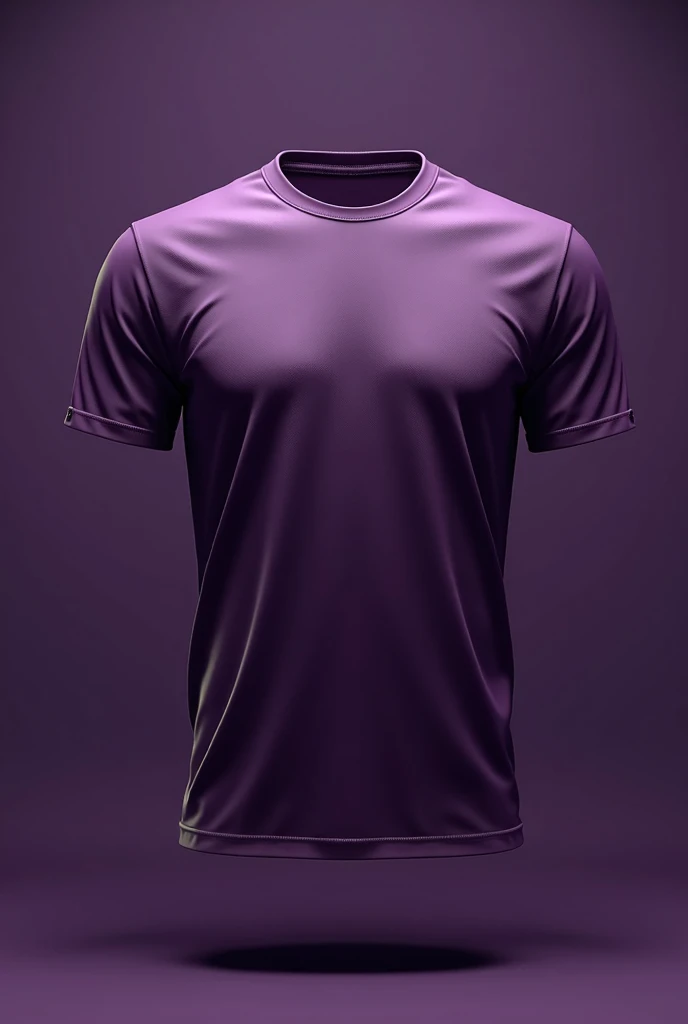 WHITE POLYESTER SHIRT, SUBLIMATION MATERIAL, DARK PURPLE BACKGROUND