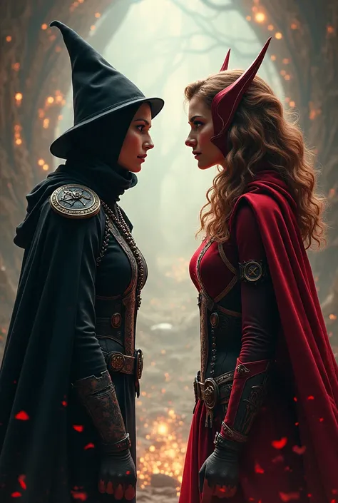 Agatha harkness e Wanda maximoff 