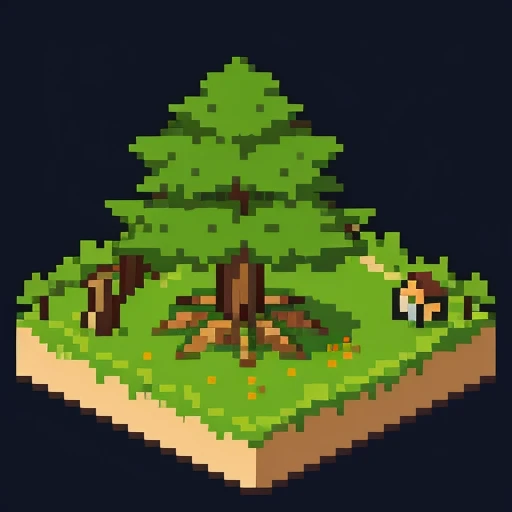 isometric tree