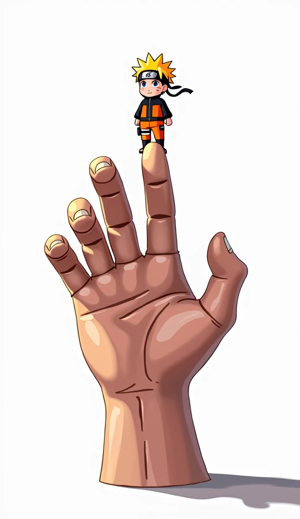 Big hand stand with chibi naruto white background
Cartoon