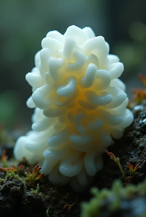 A strain of mould that is similar in appearance to the common Physarum polycephalum slime mould. It is largely colourless and translucent in appearance, and will adhere to almost any surface. What sets it apart is that it respires without oxidisation by me...