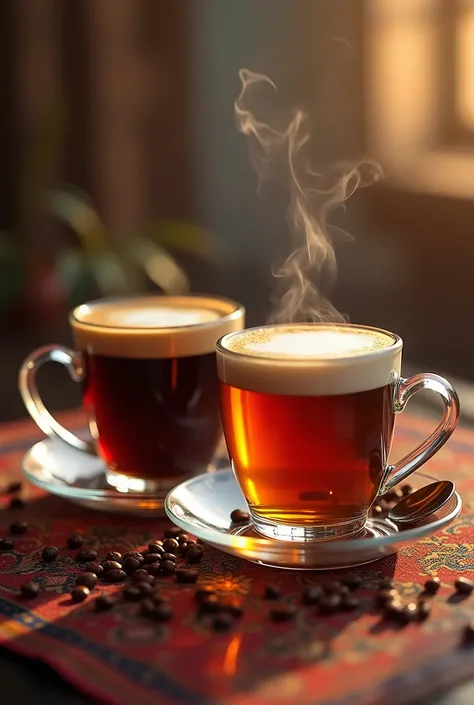 I want to create coffee and Kashmiri tea poster for Facebook pages
