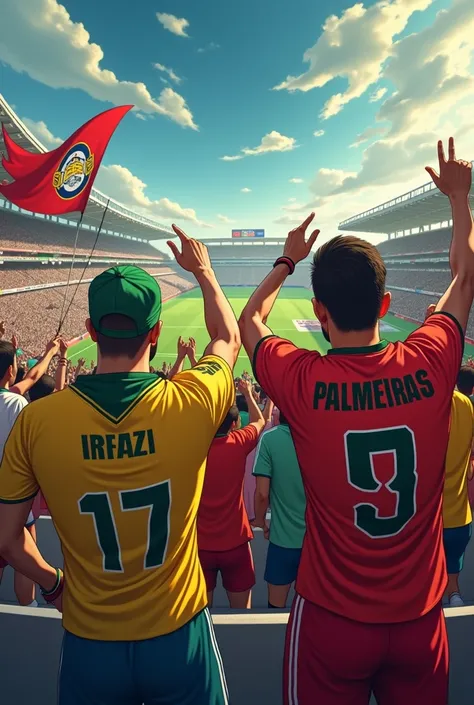 Roblox Flamengo vs Palmeiras fans 