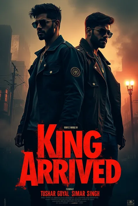 GANGSTA TYPE SONG POSTER

With no face

Song Name - ‘KING ARRIVED’

Singer’s Name’s - ‘TUSHAR GOYAL’ & ‘SIMAR SINGH’