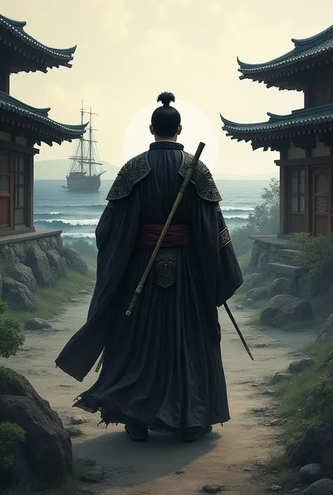 As Walter White, I would offer a prompt like this: "In a world where honor and power collide, a shogun rises to claim his destiny. Write a gripping script that delves into the intricate politics and deadly conflicts of feudal Japan, where betrayal and loya...